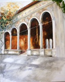 Säulen und Fresken 80 x 100