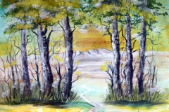 Acryl-Birkenwald1-50x80
