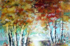 Acryl-Birkenwald2-50x80