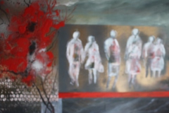 Acryl-Familientreffen-in-der-Daemmerung-65x53