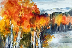 Acryl-Herbstlicht-40x40