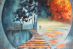 Acryl-Jahrezeit-Herbst-Winter-50x70