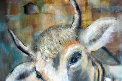 Acryl-Kuh-Sissi-60x80