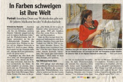 In Farben schwelgen ist ihre Welt   Allgäuer Zeitung 20. August 2010