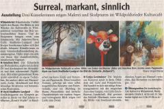 Surreal, markant, sinnlich Ausstellung Wildpoldsried 7-9 2019